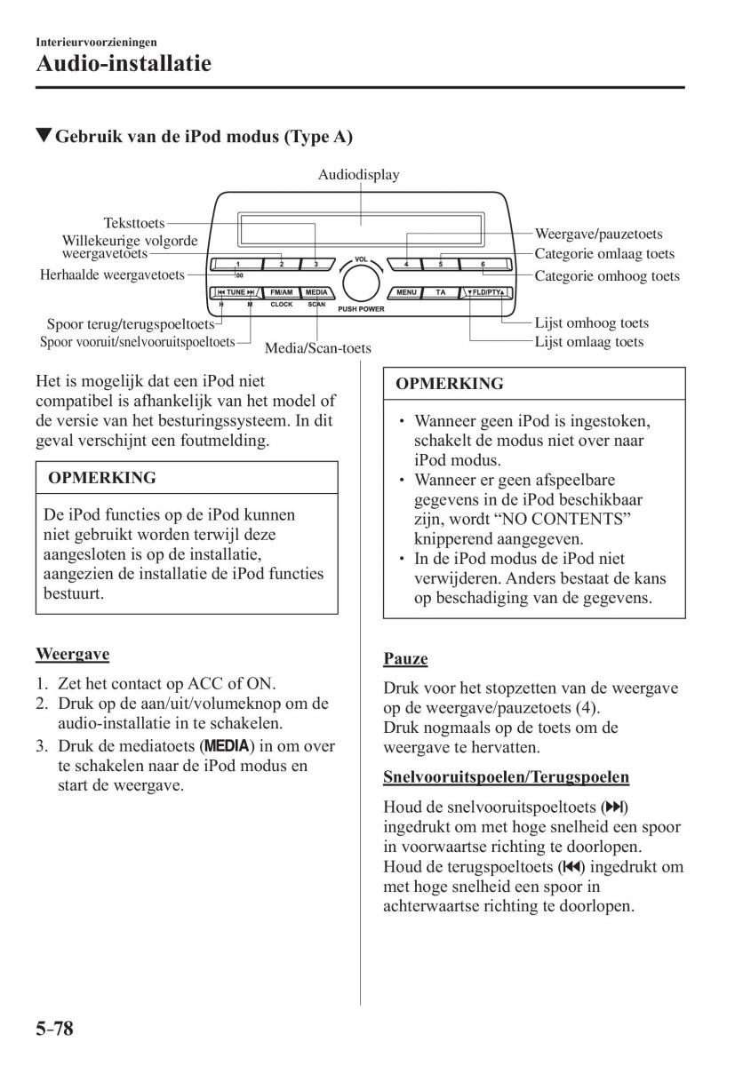 Mazda MX 5 Miata ND IV 4 handleiding / page 374