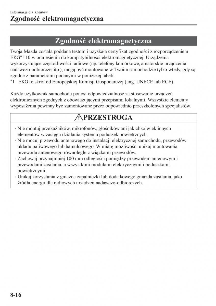 Mazda MX 5 Miata ND IV 4 instrukcja obslugi / page 543