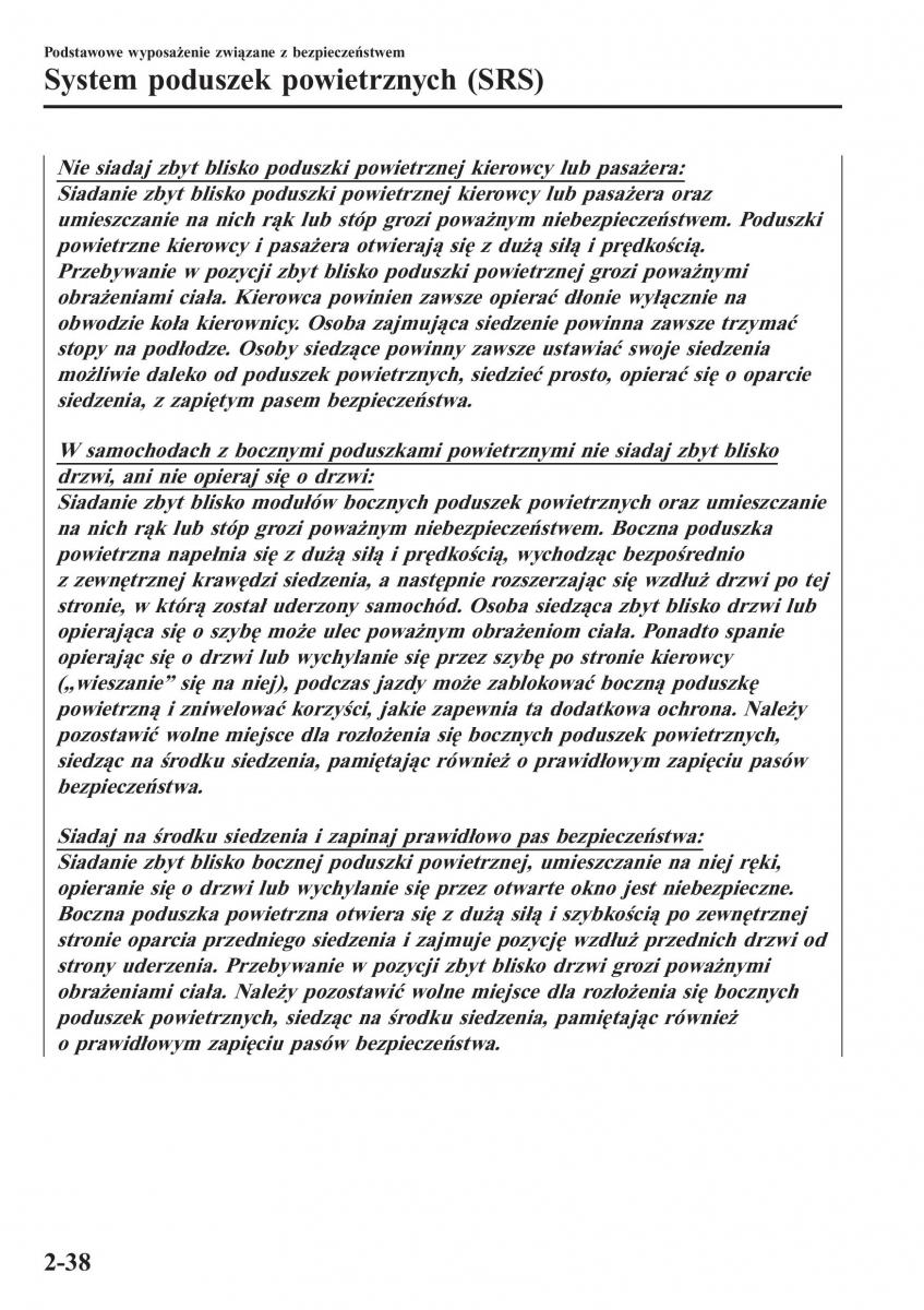 Mazda MX 5 Miata ND IV 4 instrukcja obslugi / page 55