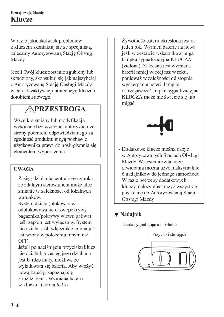 Mazda MX 5 Miata ND IV 4 instrukcja obslugi / page 81