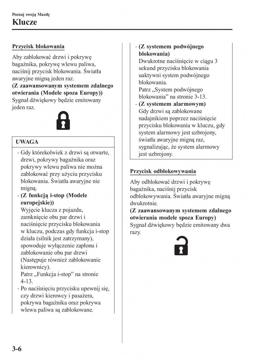 Mazda MX 5 Miata ND IV 4 instrukcja obslugi / page 83