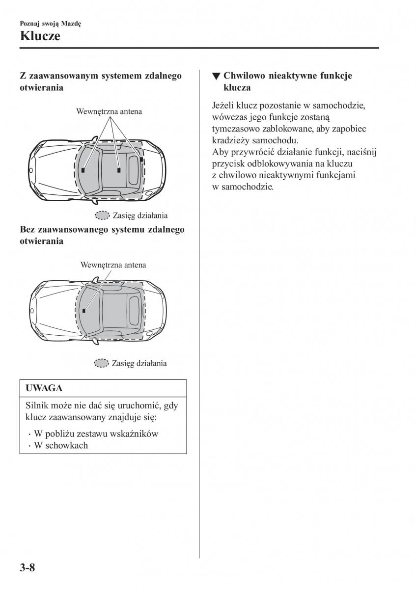 Mazda MX 5 Miata ND IV 4 instrukcja obslugi / page 85