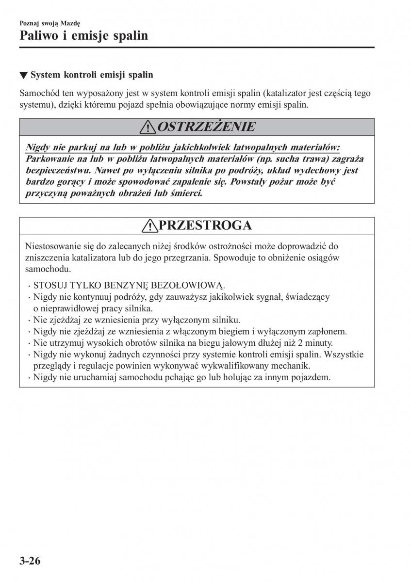 Mazda MX 5 Miata ND IV 4 instrukcja obslugi / page 103