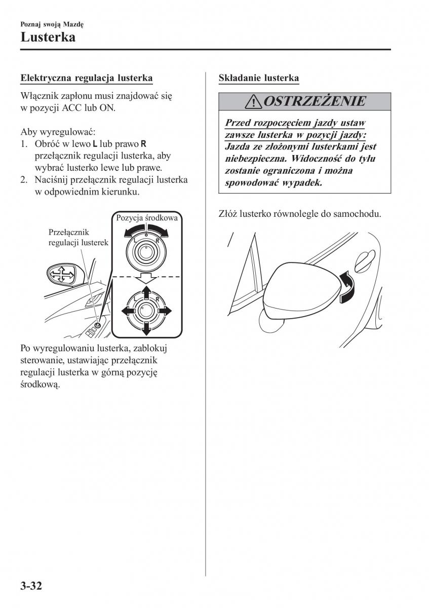 Mazda MX 5 Miata ND IV 4 instrukcja obslugi / page 109