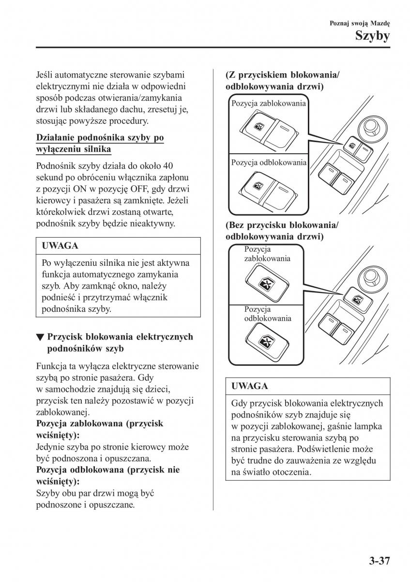 Mazda MX 5 Miata ND IV 4 instrukcja obslugi / page 114