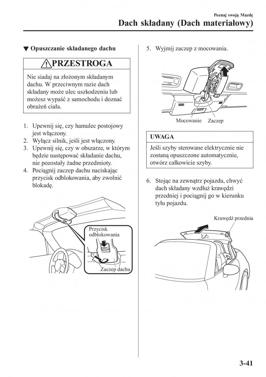 Mazda MX 5 Miata ND IV 4 instrukcja obslugi / page 118