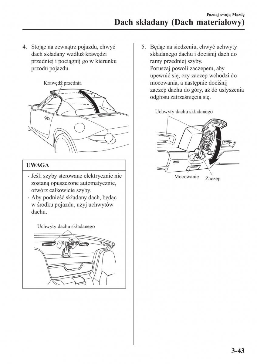 Mazda MX 5 Miata ND IV 4 instrukcja obslugi / page 120