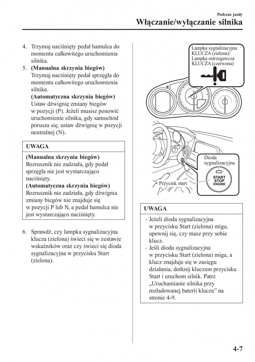 Mazda MX 5 Miata ND IV 4 instrukcja obslugi / page 144