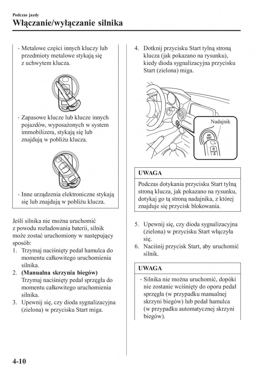 Mazda MX 5 Miata ND IV 4 instrukcja obslugi / page 147