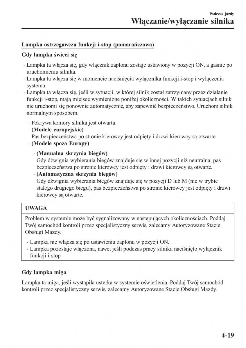 Mazda MX 5 Miata ND IV 4 instrukcja obslugi / page 156