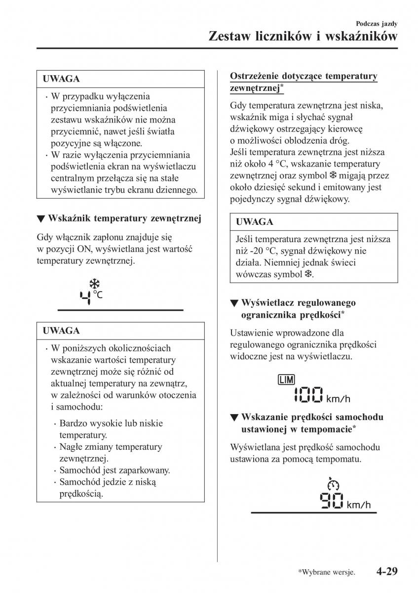 Mazda MX 5 Miata ND IV 4 instrukcja obslugi / page 166