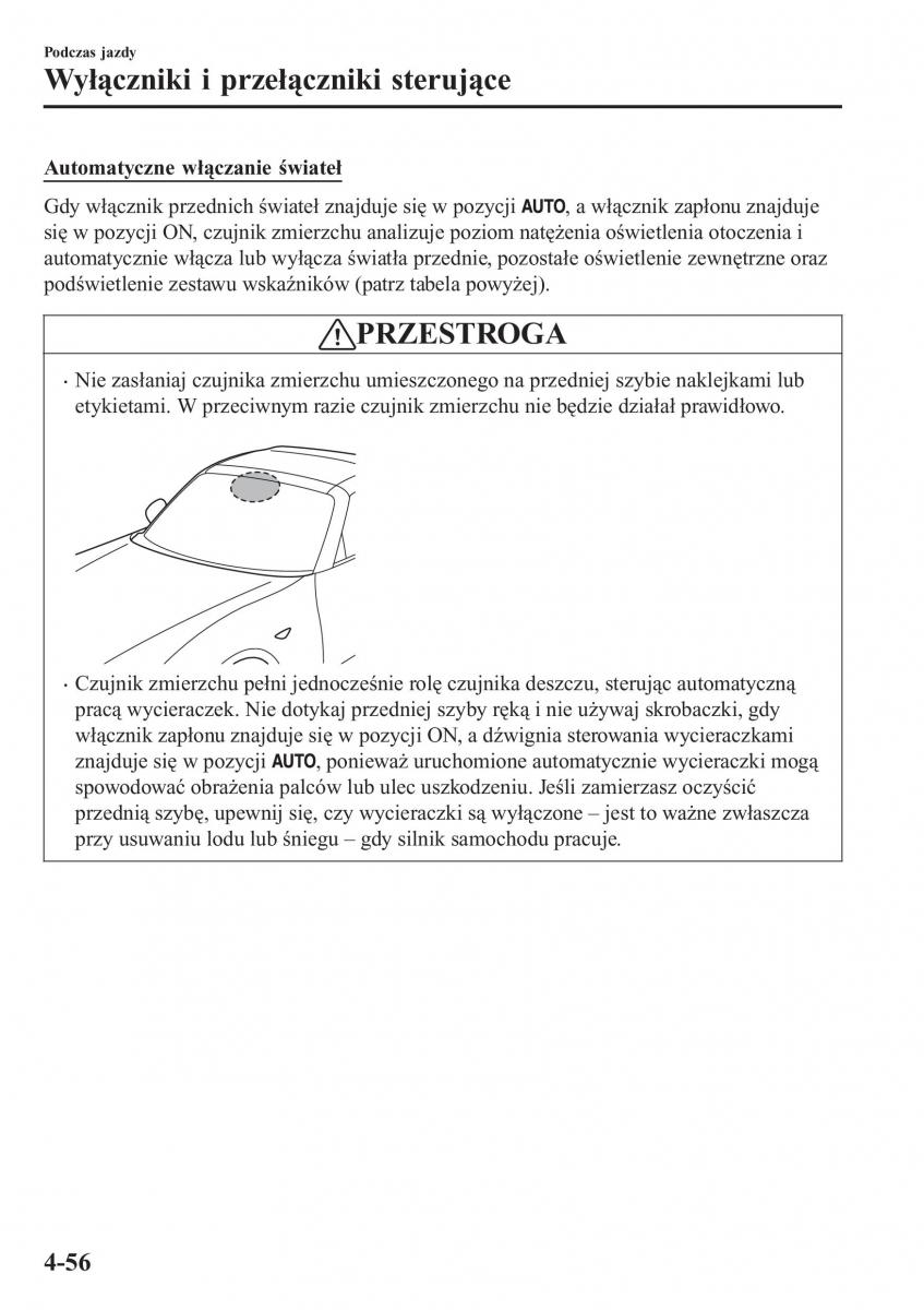 Mazda MX 5 Miata ND IV 4 instrukcja obslugi / page 193