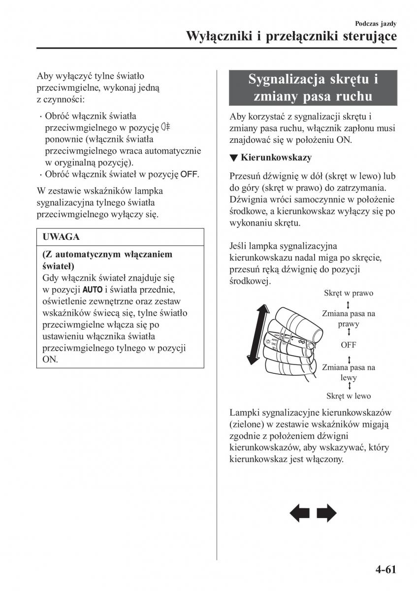 Mazda MX 5 Miata ND IV 4 instrukcja obslugi / page 198