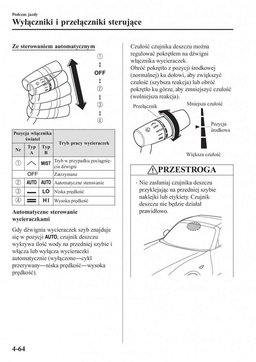 Mazda MX 5 Miata ND IV 4 instrukcja obslugi / page 201