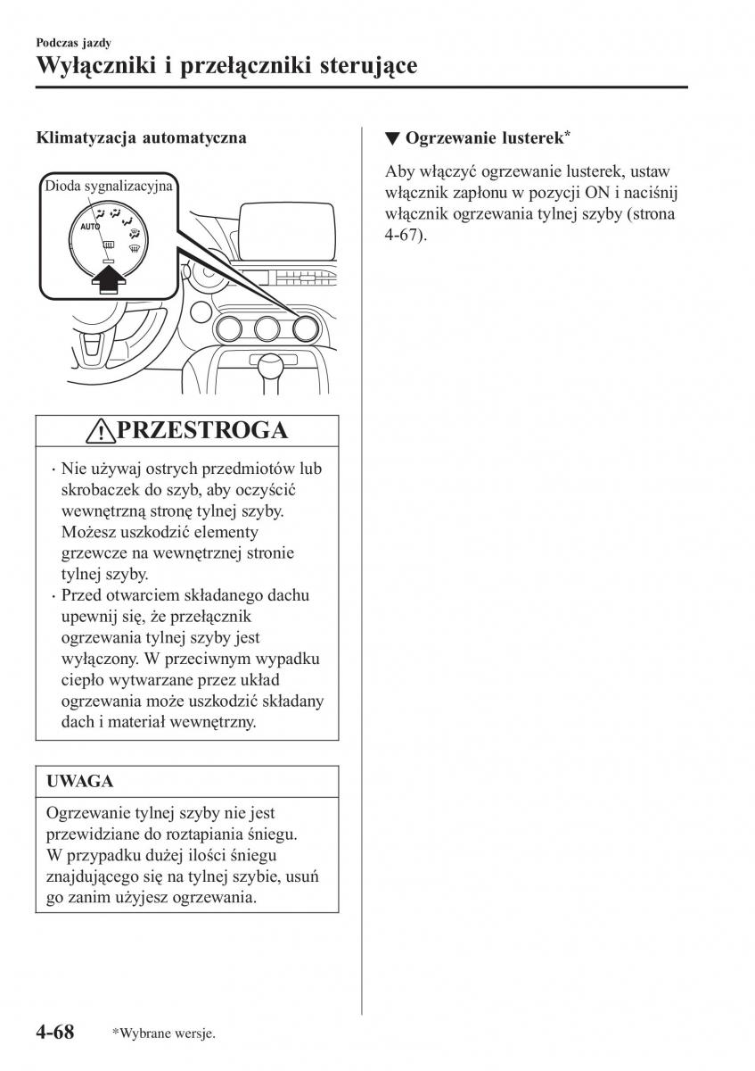 Mazda MX 5 Miata ND IV 4 instrukcja obslugi / page 205