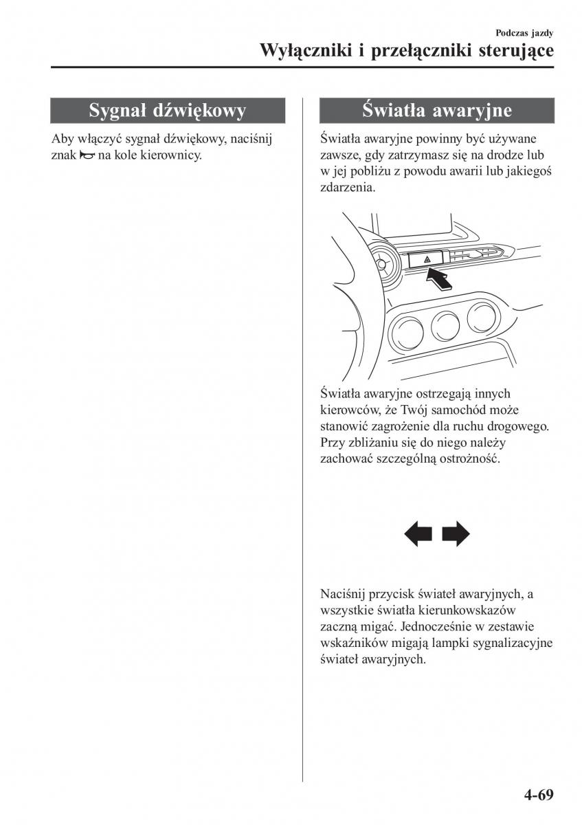 Mazda MX 5 Miata ND IV 4 instrukcja obslugi / page 206