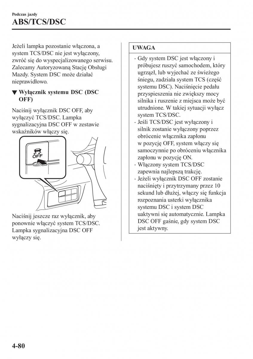 Mazda MX 5 Miata ND IV 4 instrukcja obslugi / page 217