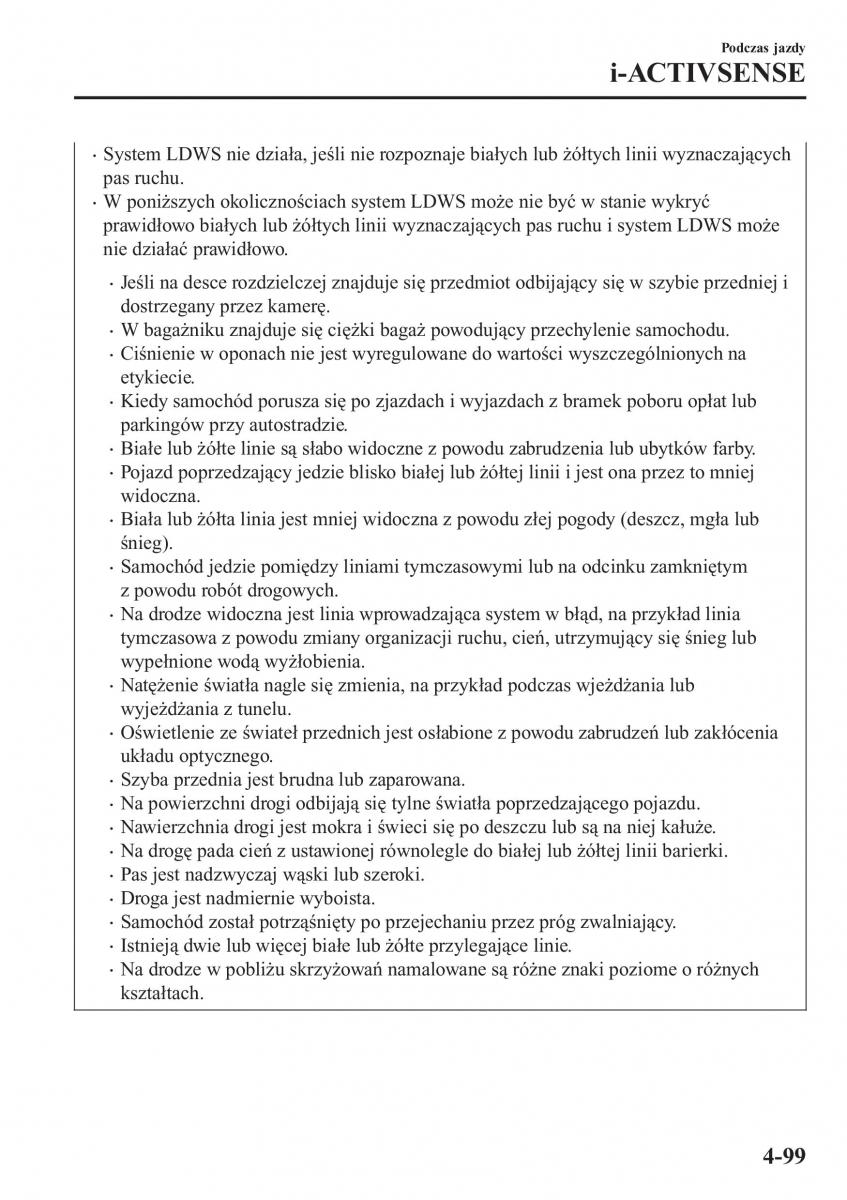 Mazda MX 5 Miata ND IV 4 instrukcja obslugi / page 236