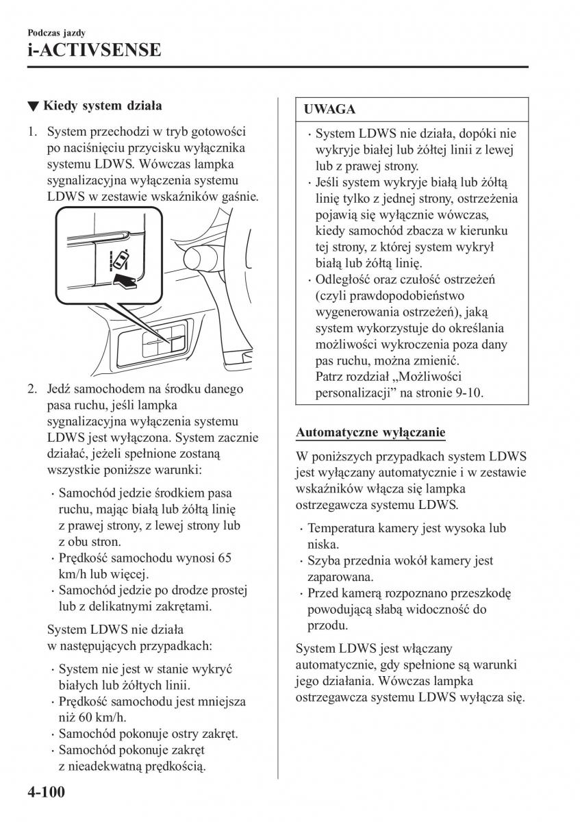 Mazda MX 5 Miata ND IV 4 instrukcja obslugi / page 237