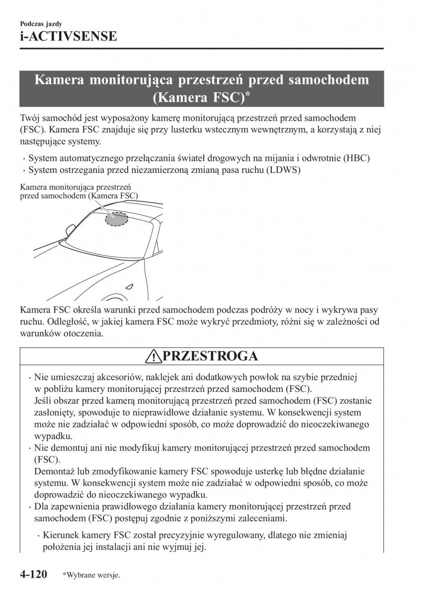 Mazda MX 5 Miata ND IV 4 instrukcja obslugi / page 257