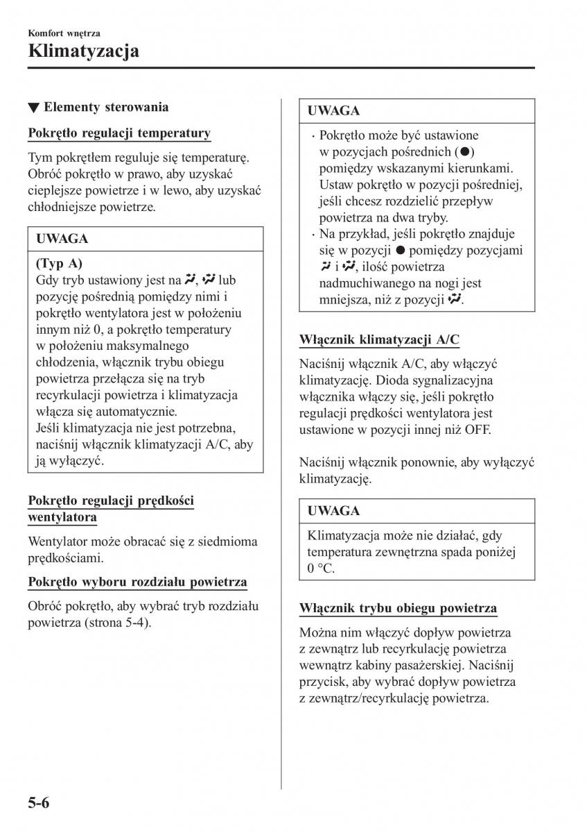 Mazda MX 5 Miata ND IV 4 instrukcja obslugi / page 285