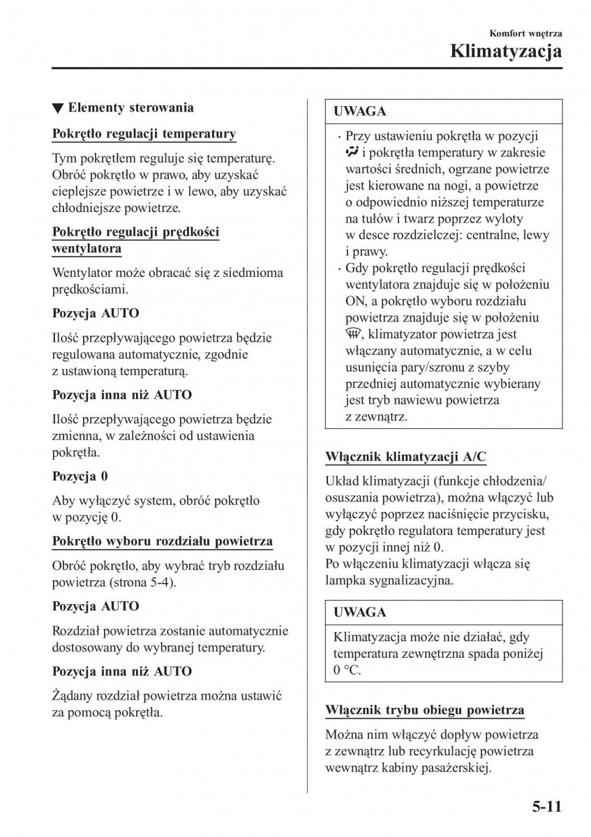 Mazda MX 5 Miata ND IV 4 instrukcja obslugi / page 290