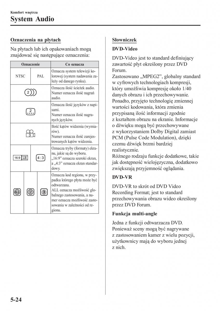 Mazda MX 5 Miata ND IV 4 instrukcja obslugi / page 303