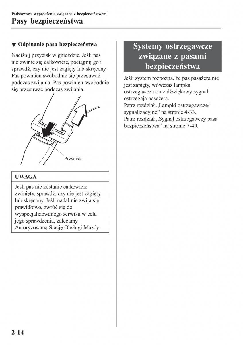 Mazda MX 5 Miata ND IV 4 instrukcja obslugi / page 31