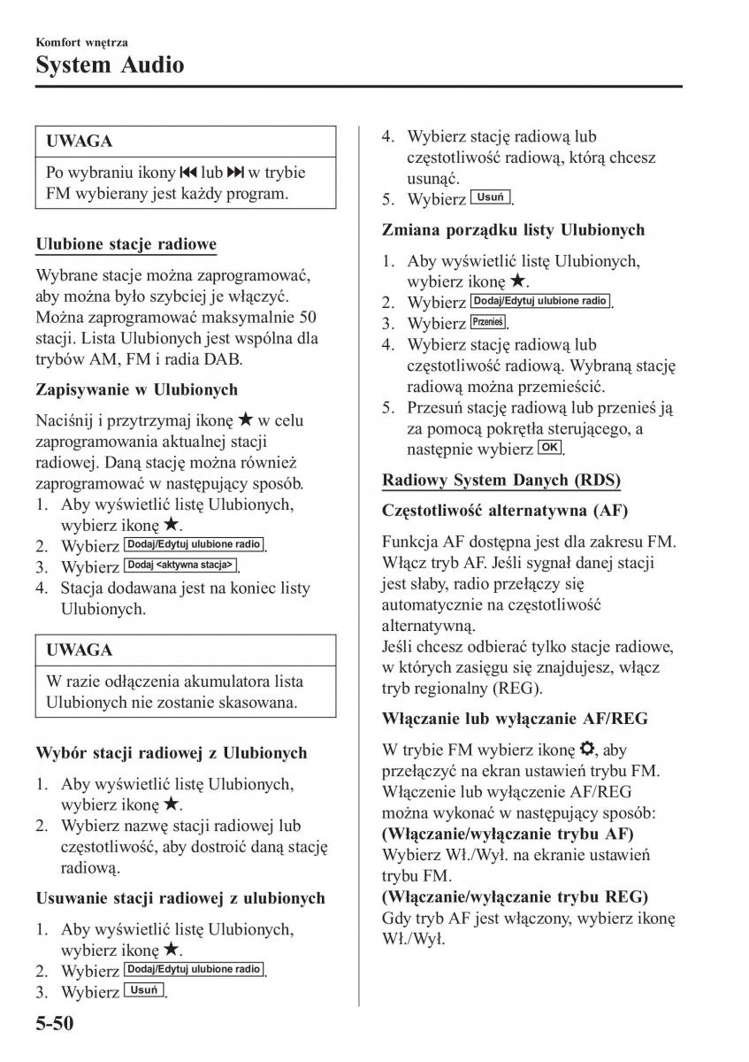 Mazda MX 5 Miata ND IV 4 instrukcja obslugi / page 329