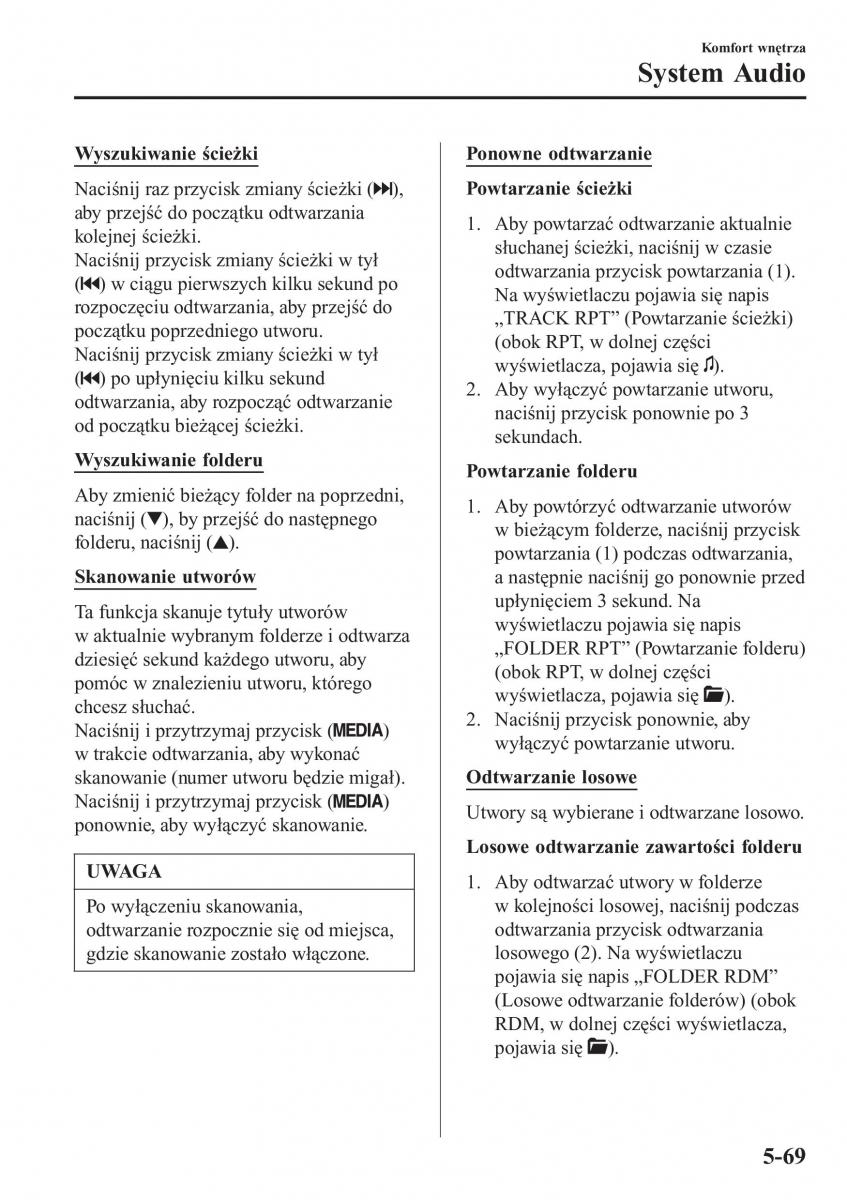 Mazda MX 5 Miata ND IV 4 instrukcja obslugi / page 348