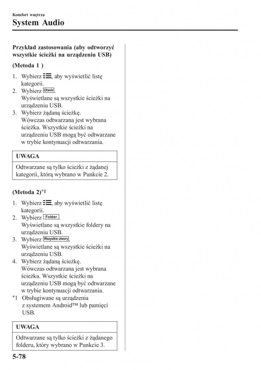 Mazda MX 5 Miata ND IV 4 instrukcja obslugi / page 357