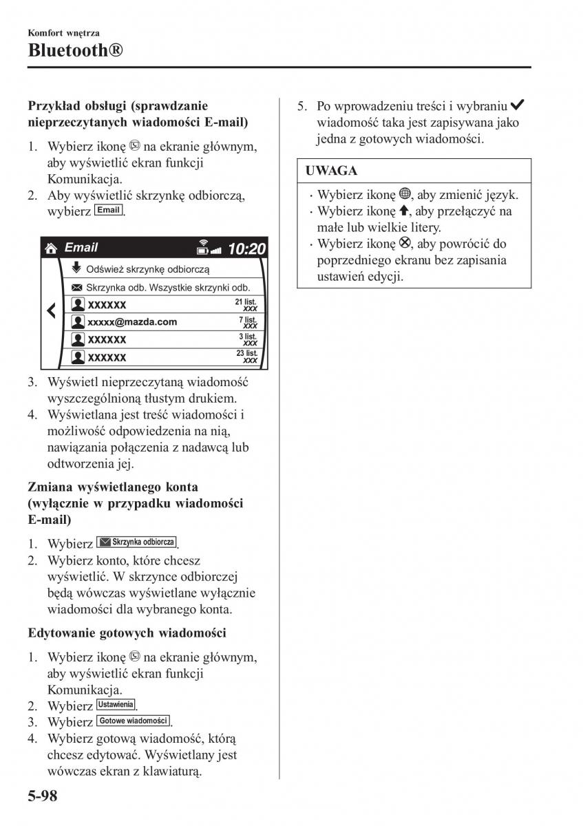 Mazda MX 5 Miata ND IV 4 instrukcja obslugi / page 377