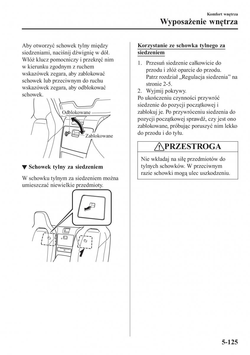 Mazda MX 5 Miata ND IV 4 instrukcja obslugi / page 404