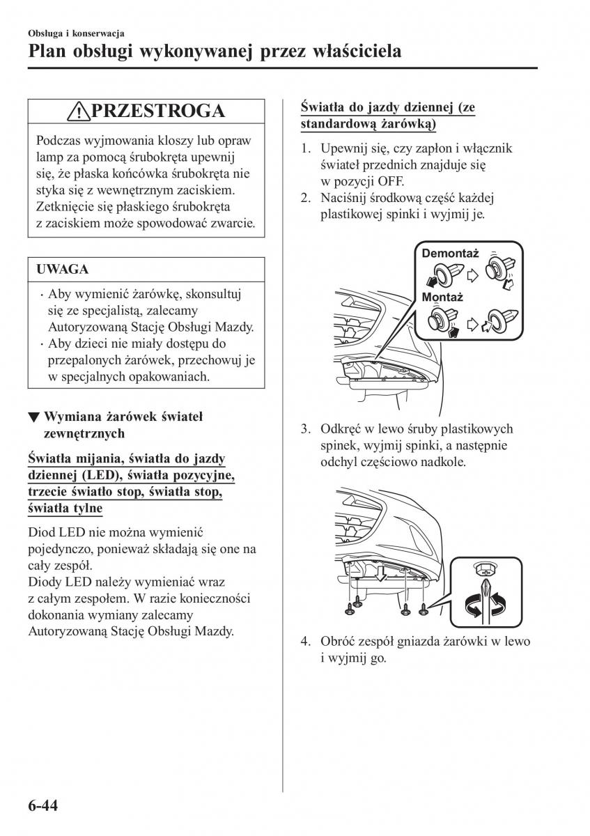 Mazda MX 5 Miata ND IV 4 instrukcja obslugi / page 449