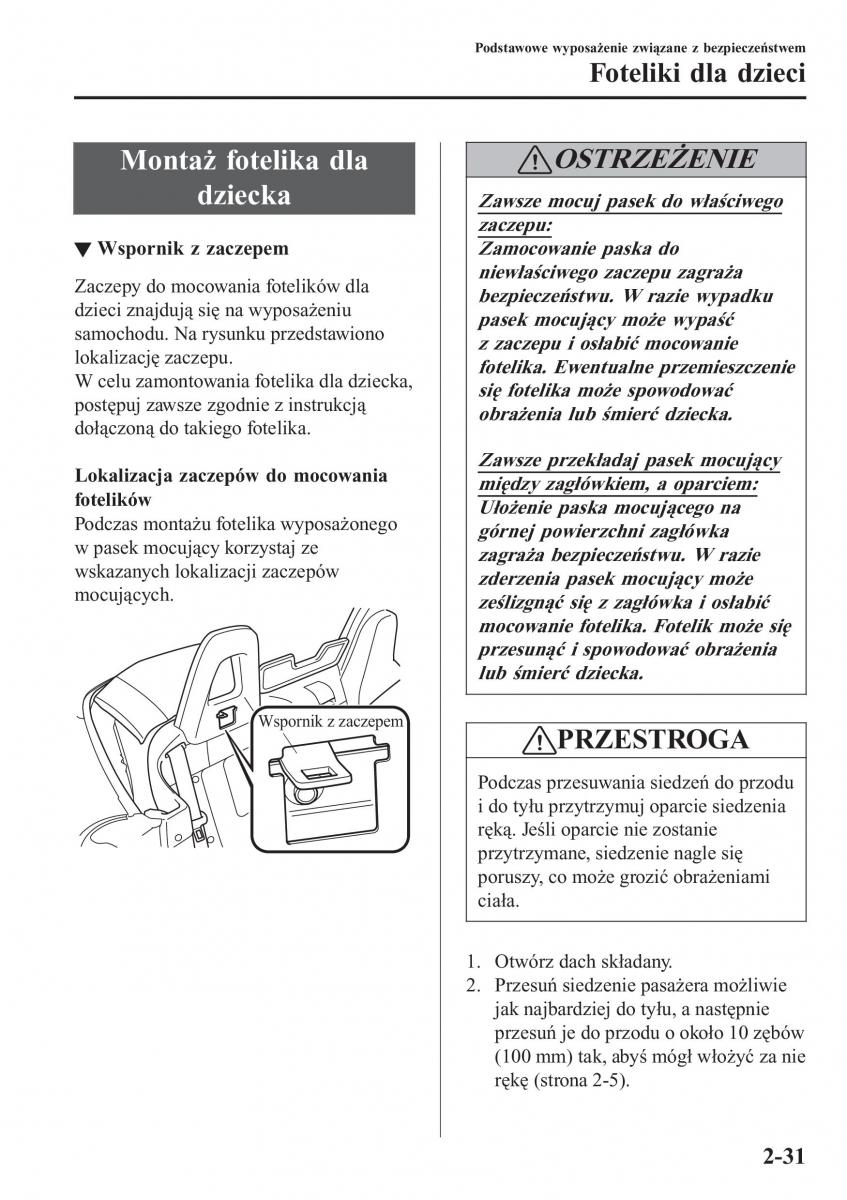 Mazda MX 5 Miata ND IV 4 instrukcja obslugi / page 48