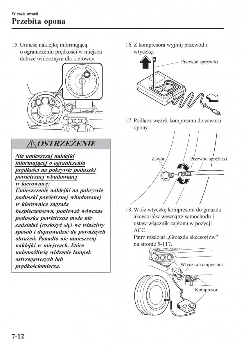 Mazda MX 5 Miata ND IV 4 instrukcja obslugi / page 483