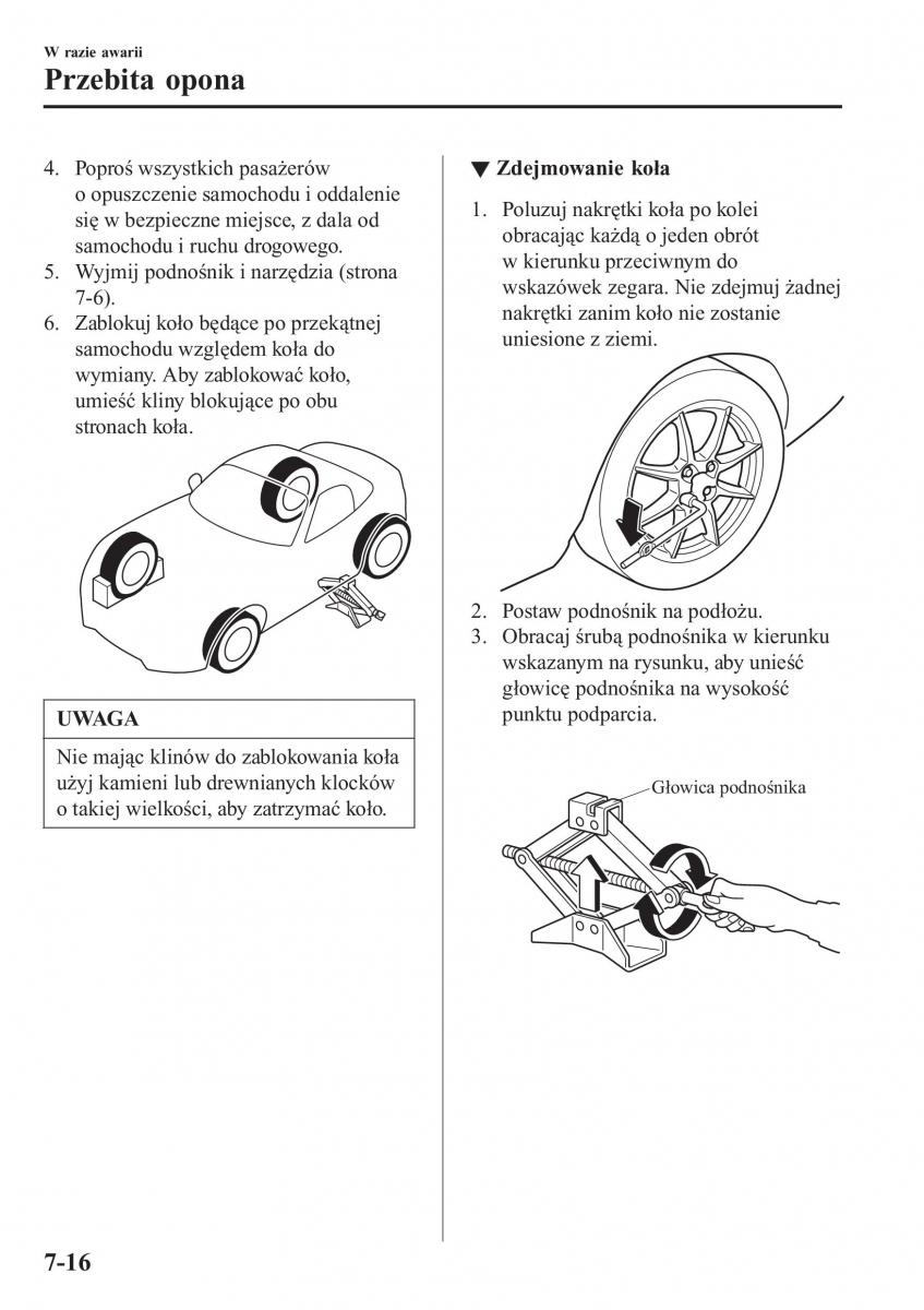 Mazda MX 5 Miata ND IV 4 instrukcja obslugi / page 487