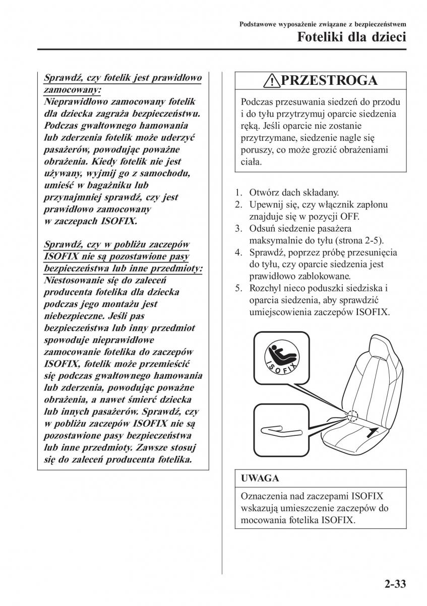 Mazda MX 5 Miata ND IV 4 instrukcja obslugi / page 50