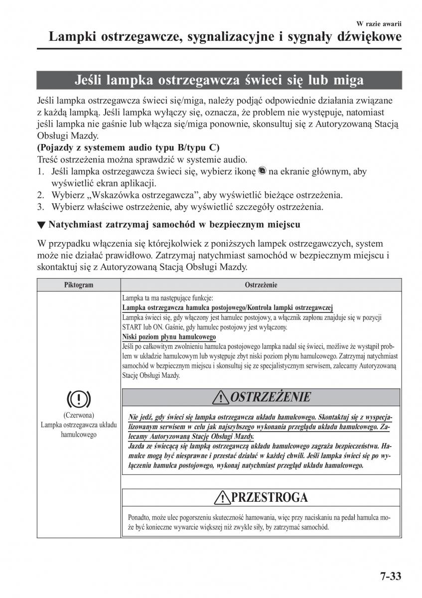 Mazda MX 5 Miata ND IV 4 instrukcja obslugi / page 504