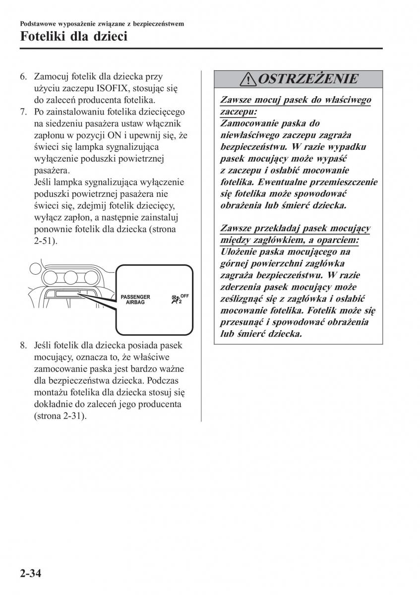 Mazda MX 5 Miata ND IV 4 instrukcja obslugi / page 51