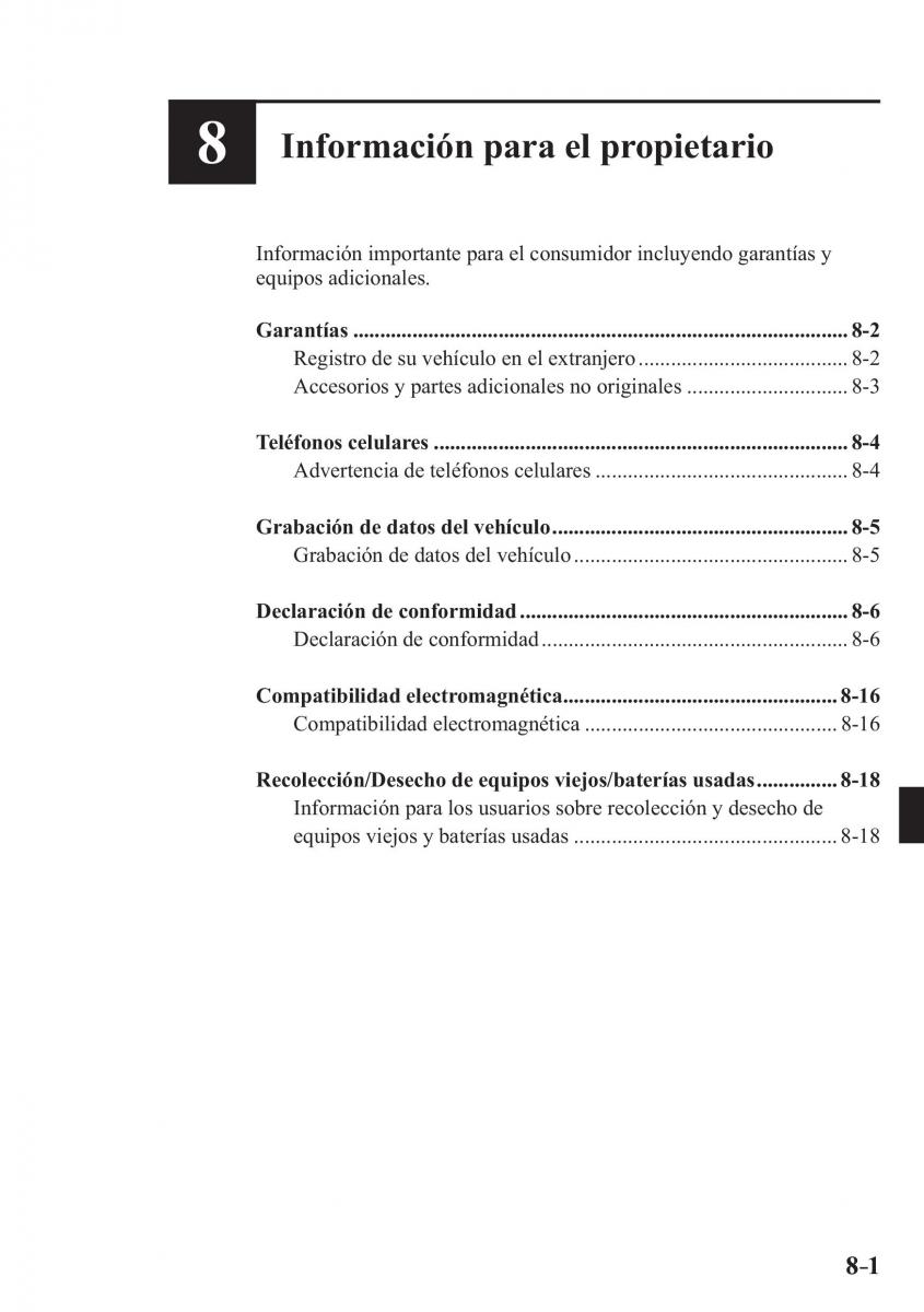 Mazda MX 5 Miata ND IV 4 manual del propietario / page 545