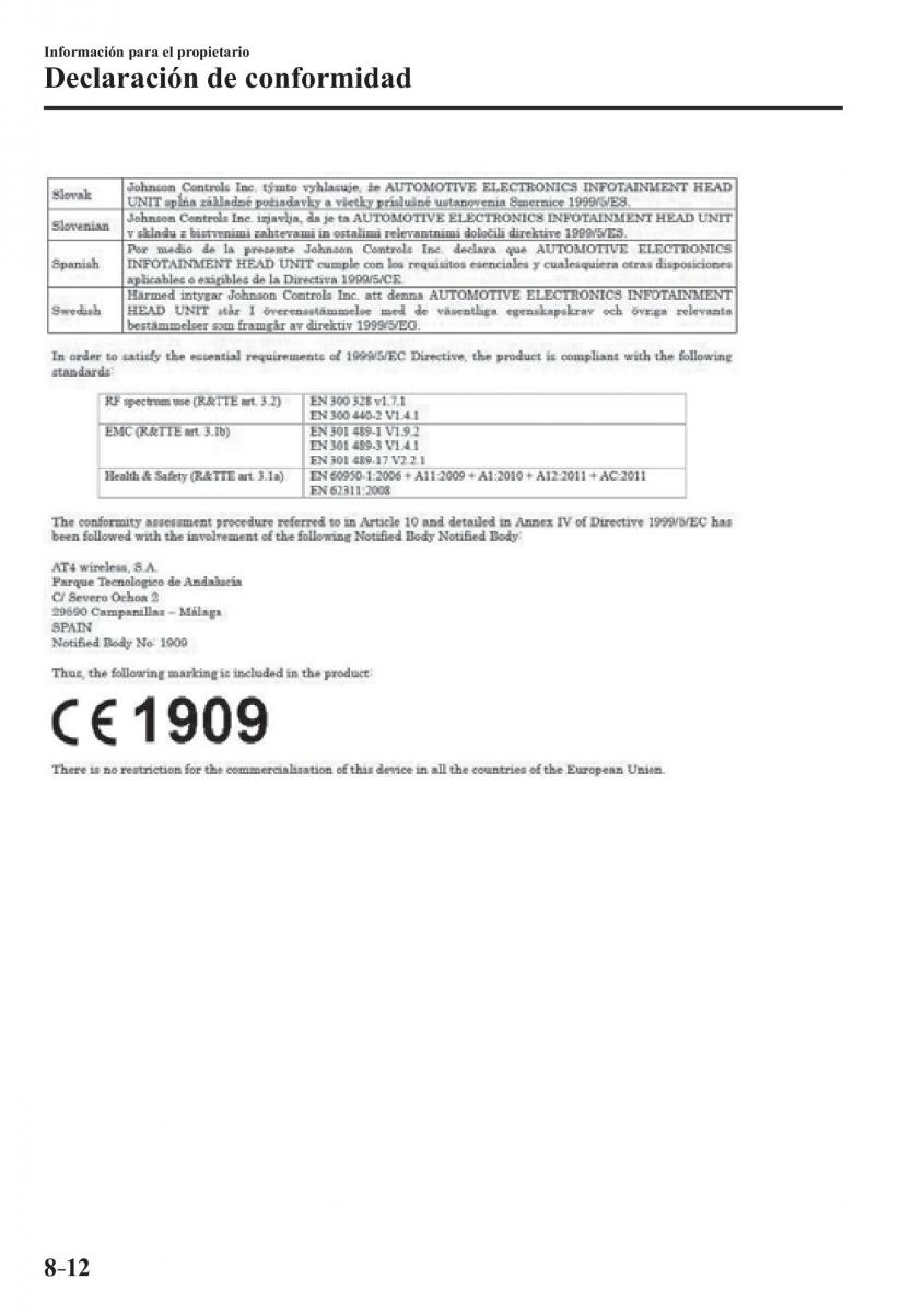 Mazda MX 5 Miata ND IV 4 manual del propietario / page 556