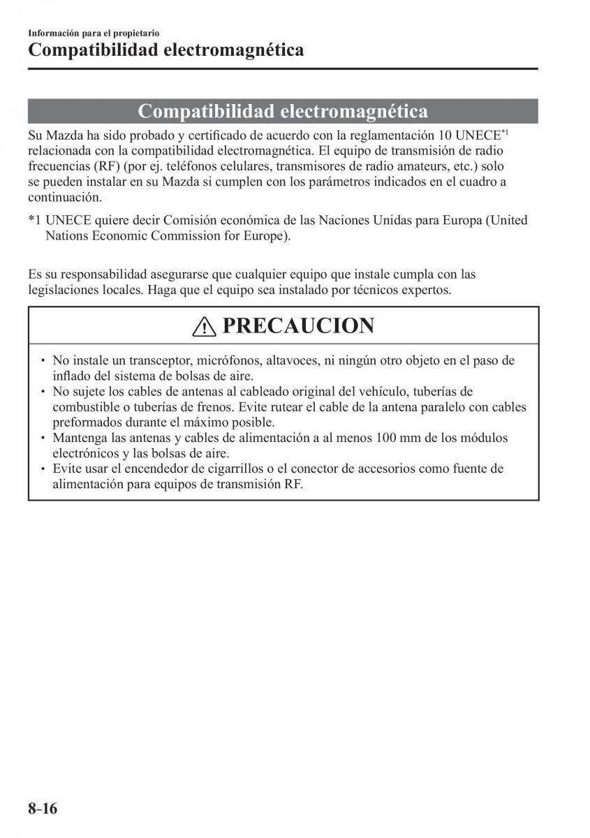 Mazda MX 5 Miata ND IV 4 manual del propietario / page 560