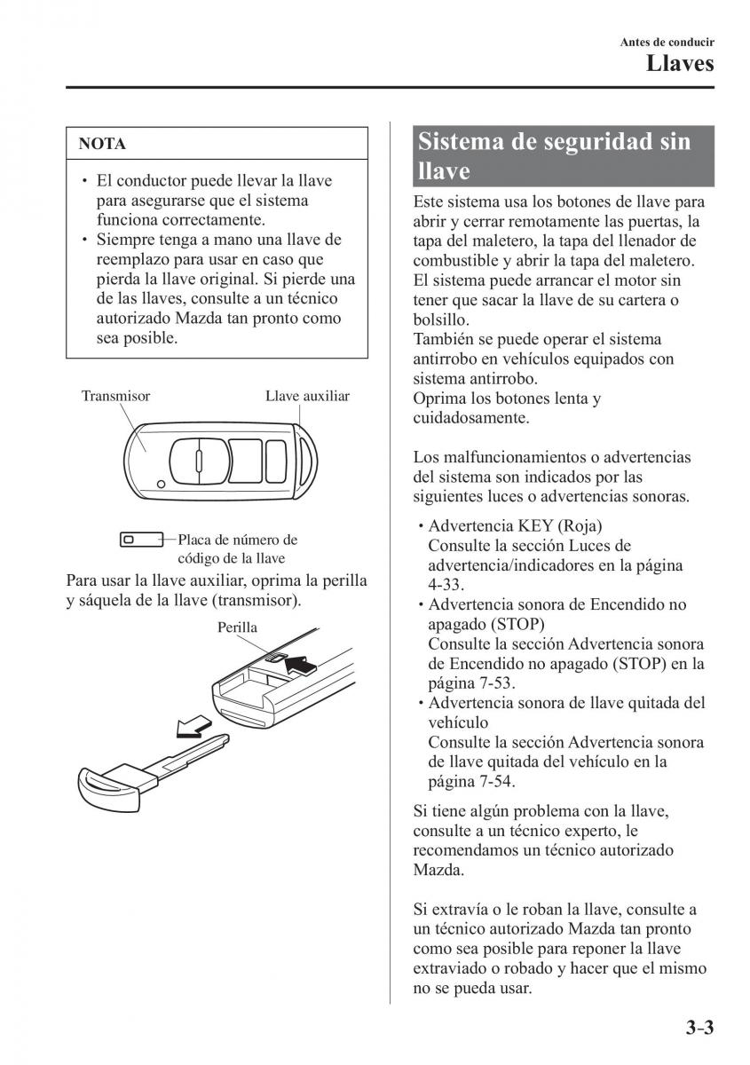 Mazda MX 5 Miata ND IV 4 manual del propietario / page 83