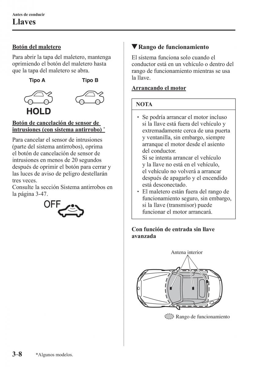 Mazda MX 5 Miata ND IV 4 manual del propietario / page 88