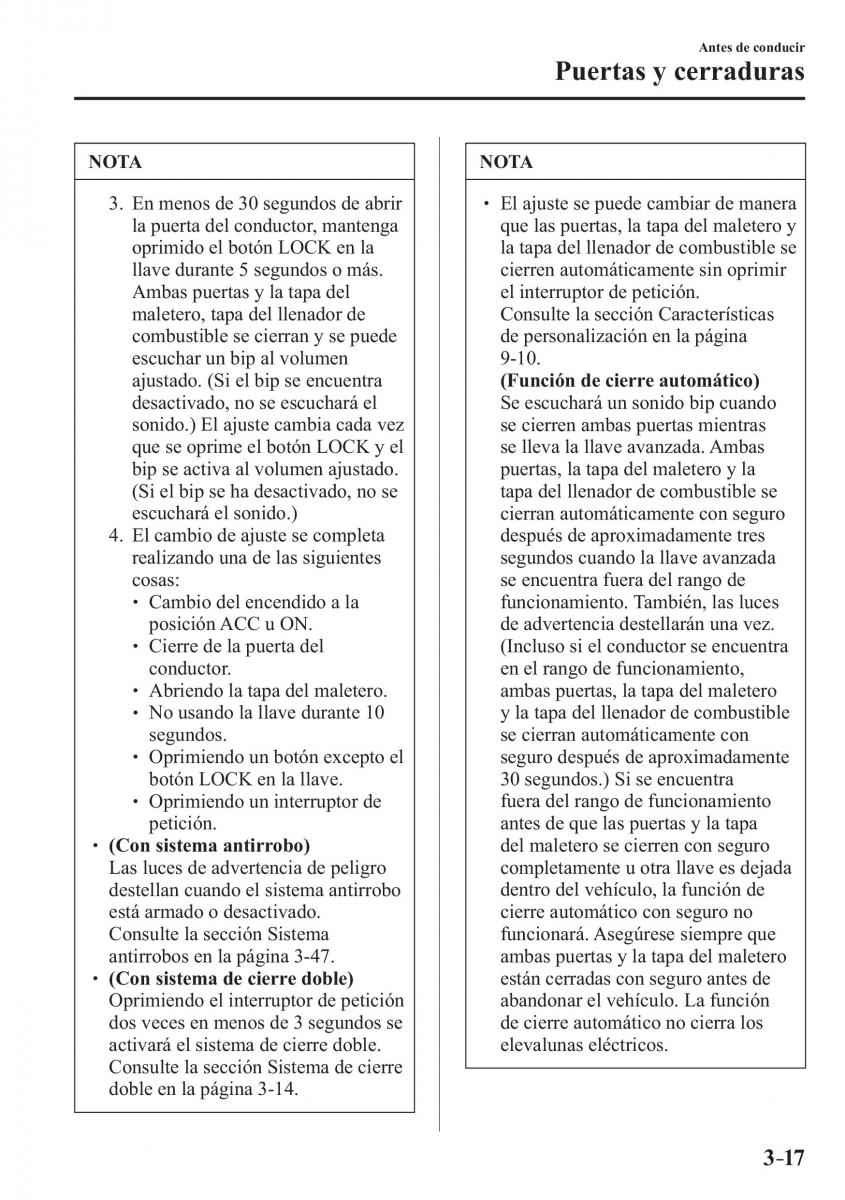 Mazda MX 5 Miata ND IV 4 manual del propietario / page 97