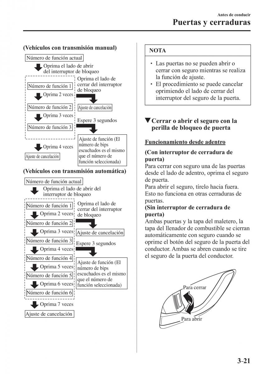 Mazda MX 5 Miata ND IV 4 manual del propietario / page 101