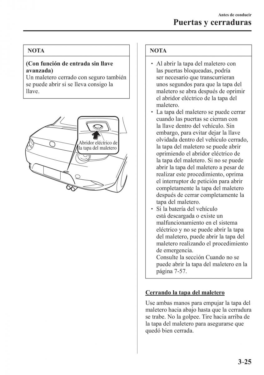 Mazda MX 5 Miata ND IV 4 manual del propietario / page 105