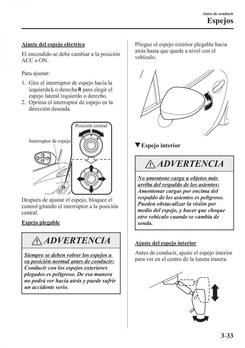 Mazda MX 5 Miata ND IV 4 manual del propietario / page 113