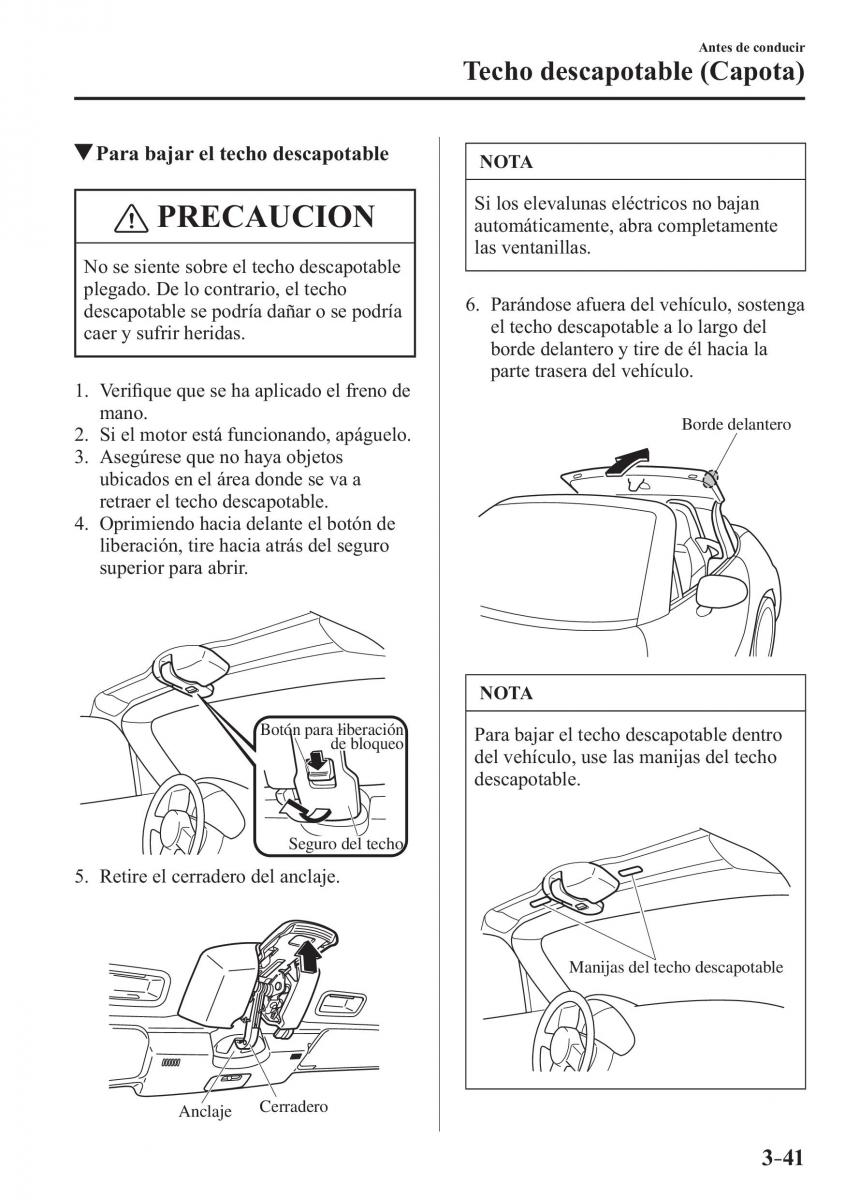 Mazda MX 5 Miata ND IV 4 manual del propietario / page 121